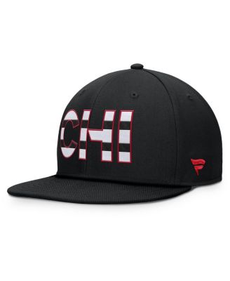 Fanatics - Men's Black Chicago Blackhawks Authentic Pro Rink Snapback Hat
