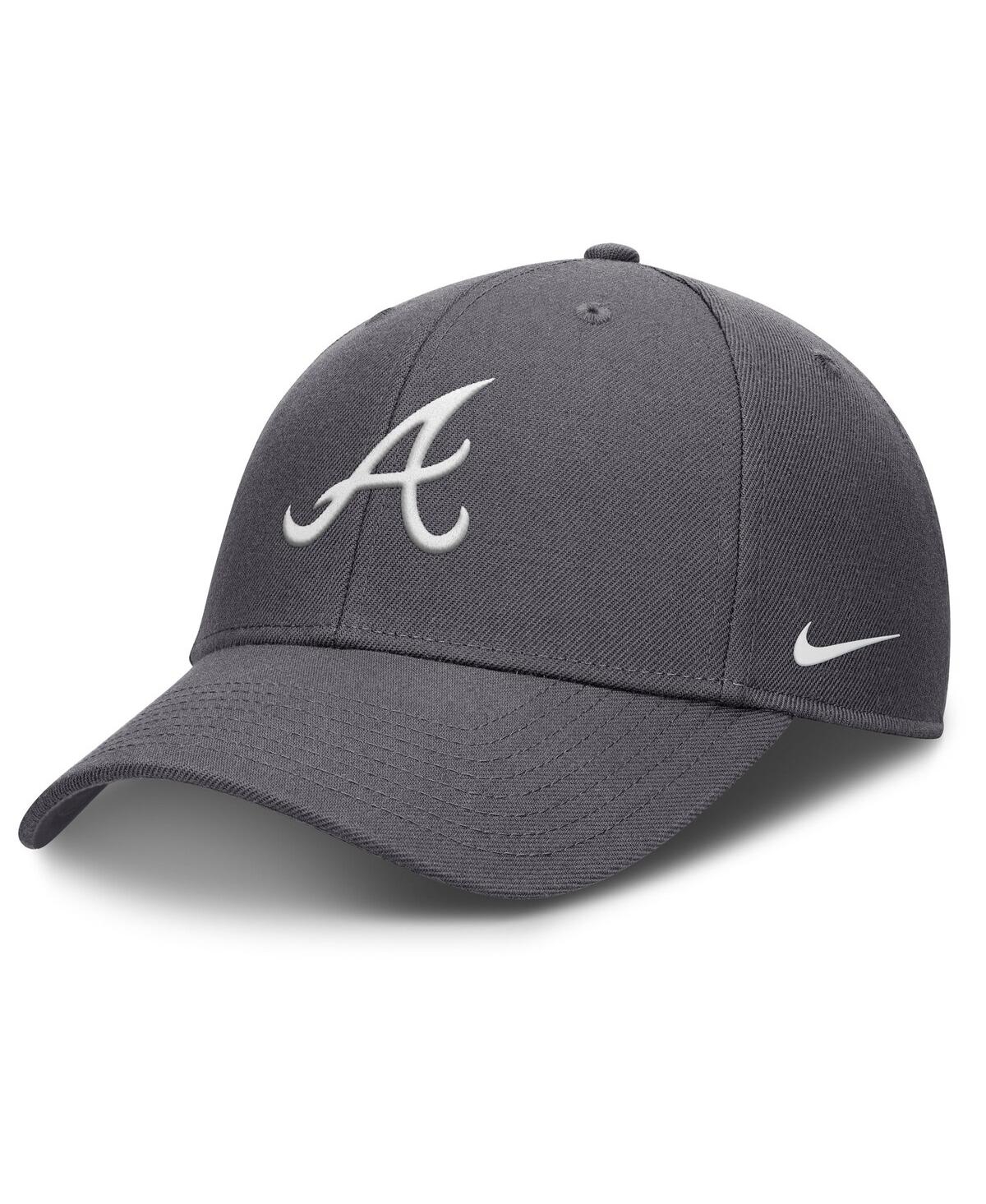 Nike Men's Gray Atlanta Braves Pro Performance Snapback Hat In Gray