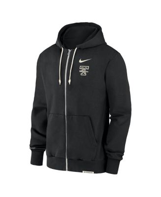 Men's Black Tennessee Lady Volunteers On-Court Performance Full-Zip Hoodie