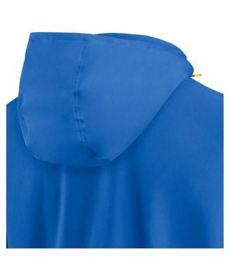 Men's Blue UCLA Bruins Sideline Coaches Quarter-Zip Jacket