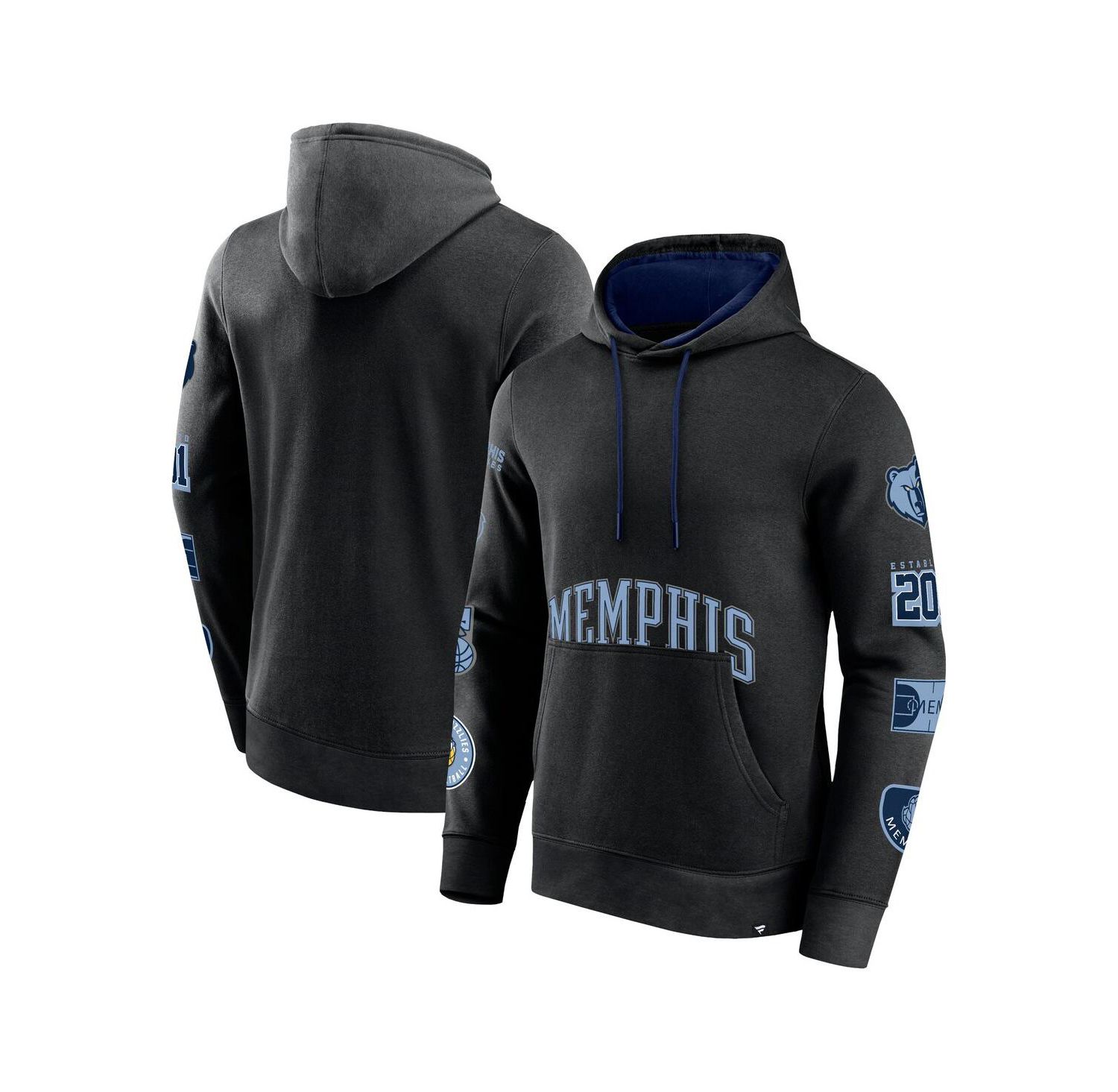 Men's Black Memphis Grizzlies Home Court Pullover Hoodie