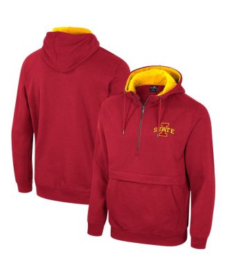 Colosseum - Men's Cardinal Iowa State Cyclones Half-Zip Hoodie