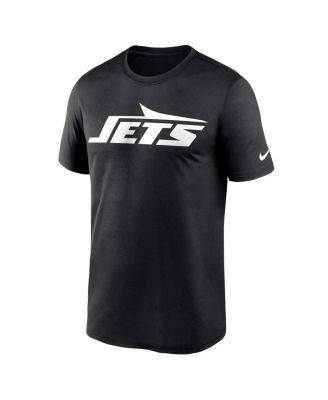 Men's Black New York Jets Legend Logo Performance T-Shirt