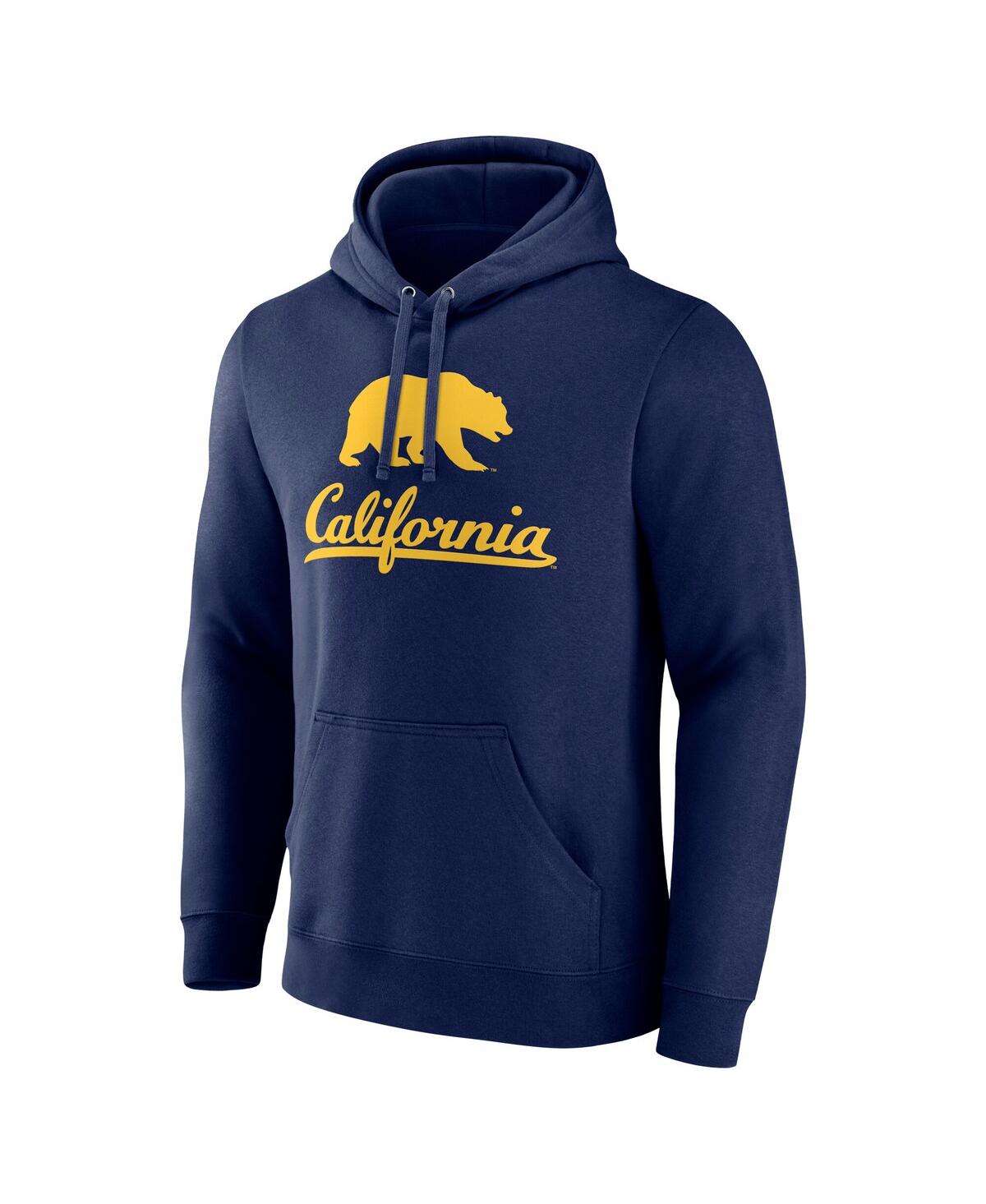 Fanatics Men's Navy Cal Bears Team Lockup Pullover Hoodie In Navy