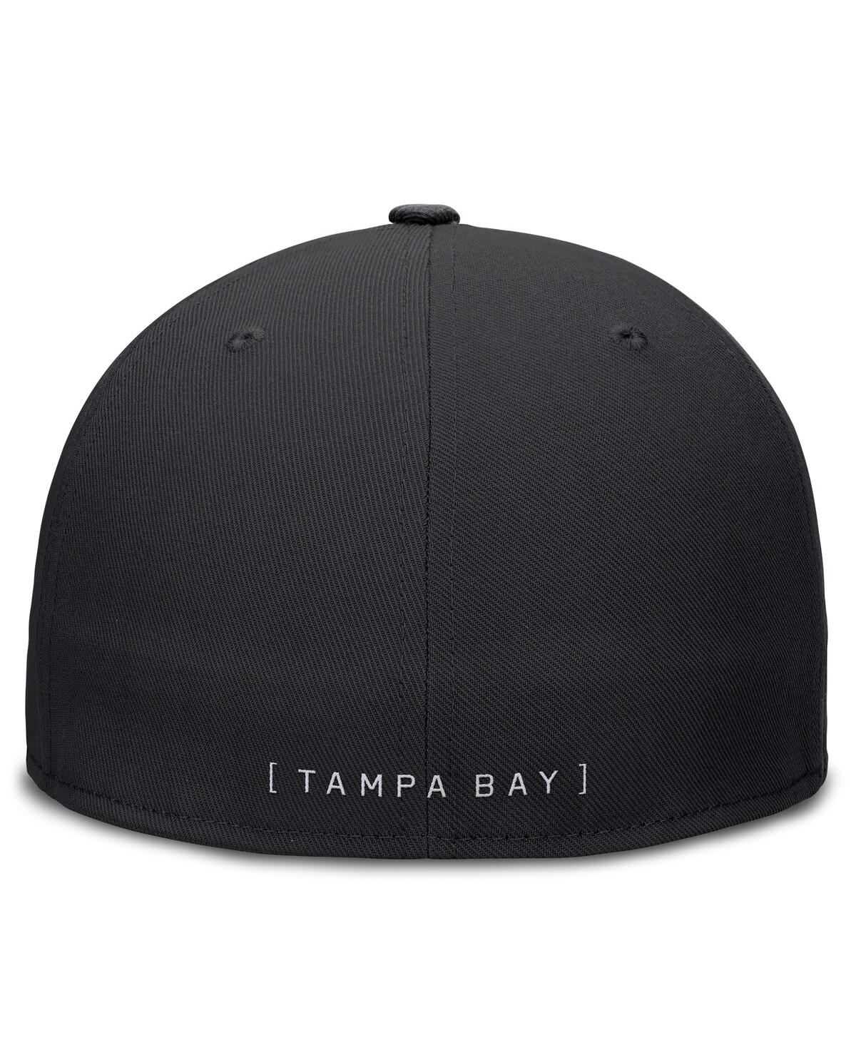 Nike Men's Black Tampa Bay Rays Primetime True Performance Fitted Hat In Black