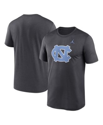 Jordan - Men's Anthracite North Carolina Tar Heels Primetime Legend Logo T-Shirt