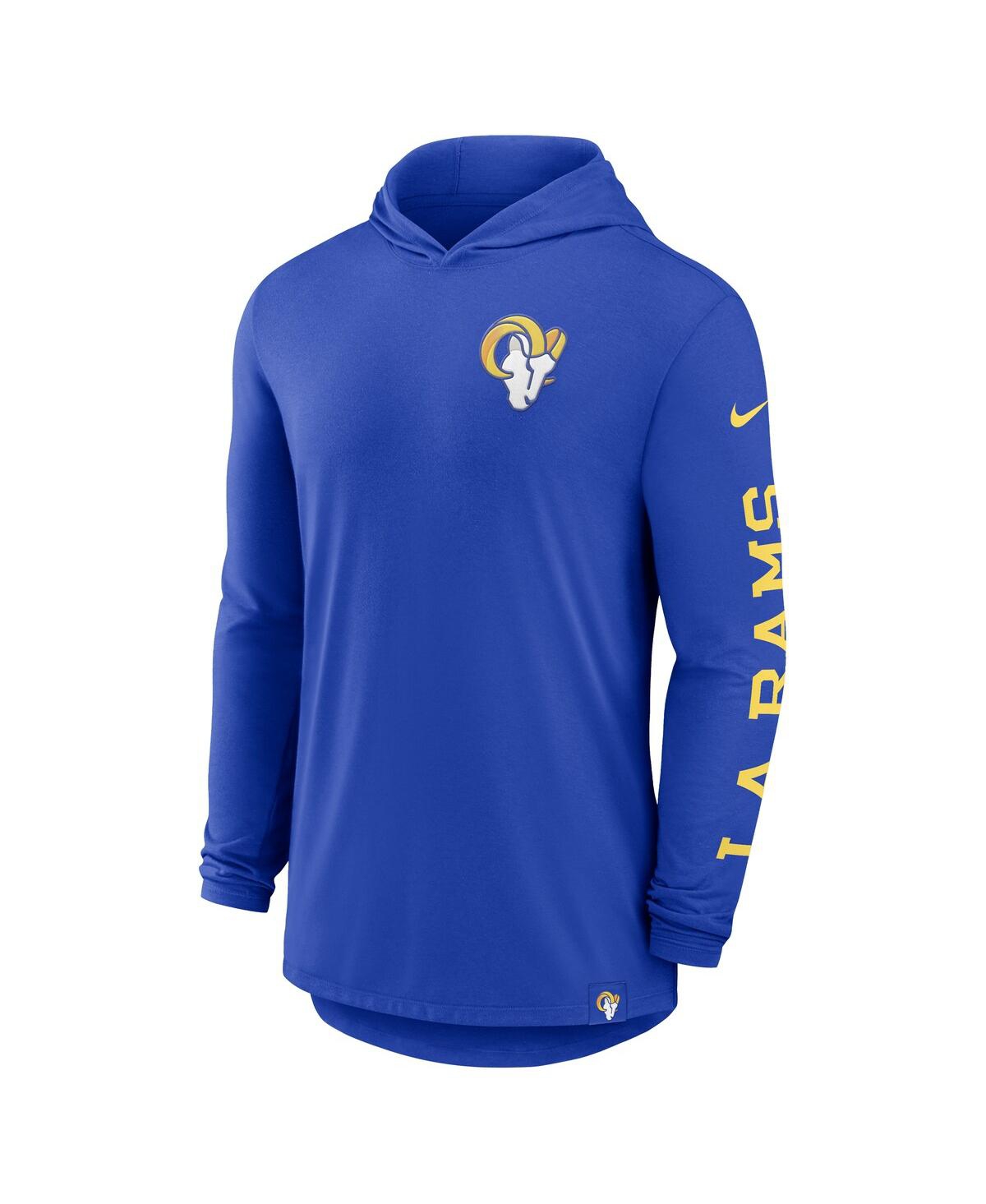 NIKE MEN'S ROYAL LOS ANGELES RAMS BLITZ PULLOVER HOODIE 