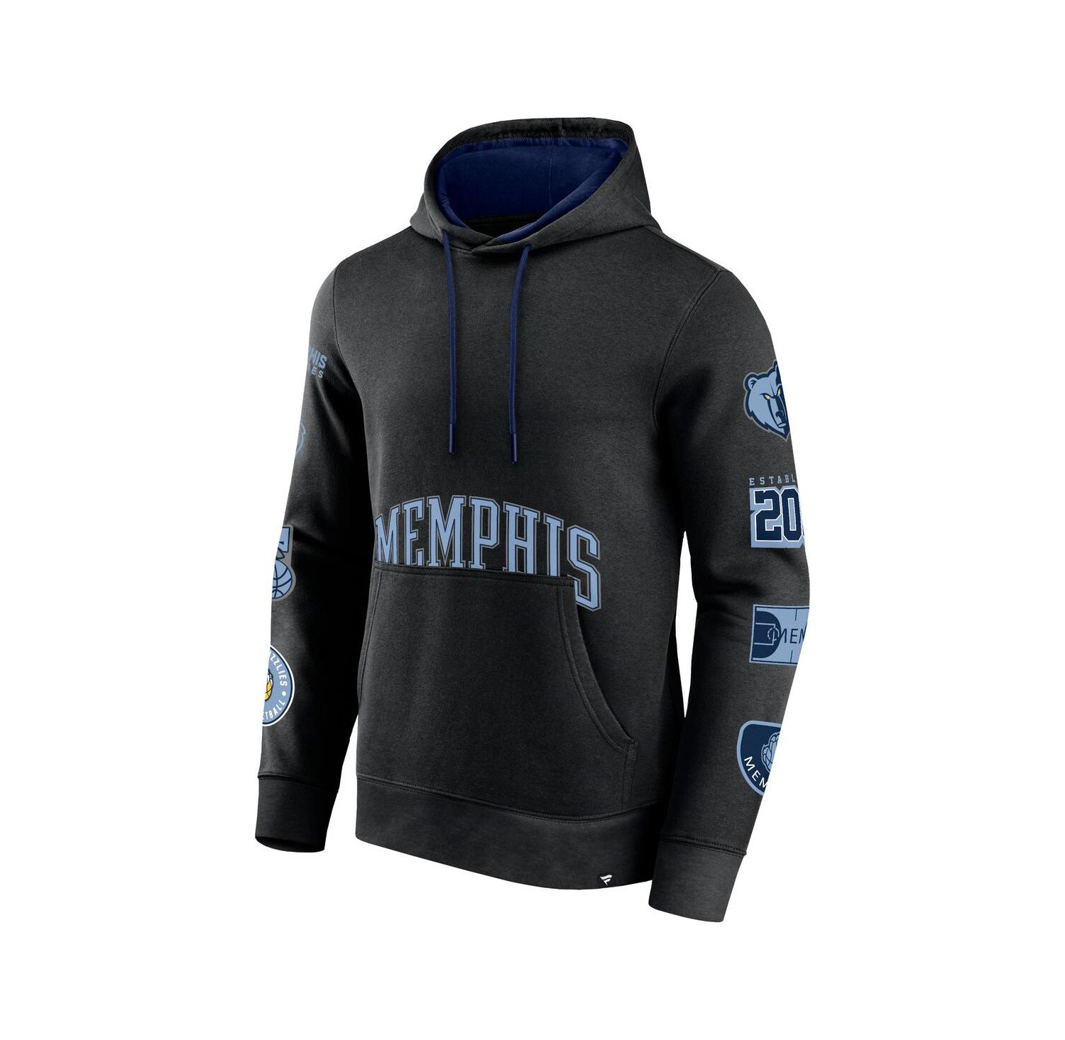 Men's Black Memphis Grizzlies Home Court Pullover Hoodie