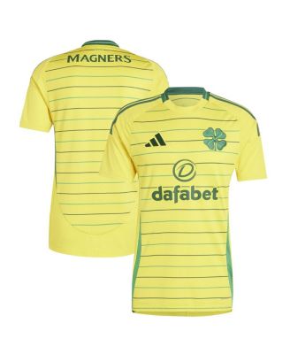 adidas - Men's Yellow Celtic 2024/25 Away Replica Jersey