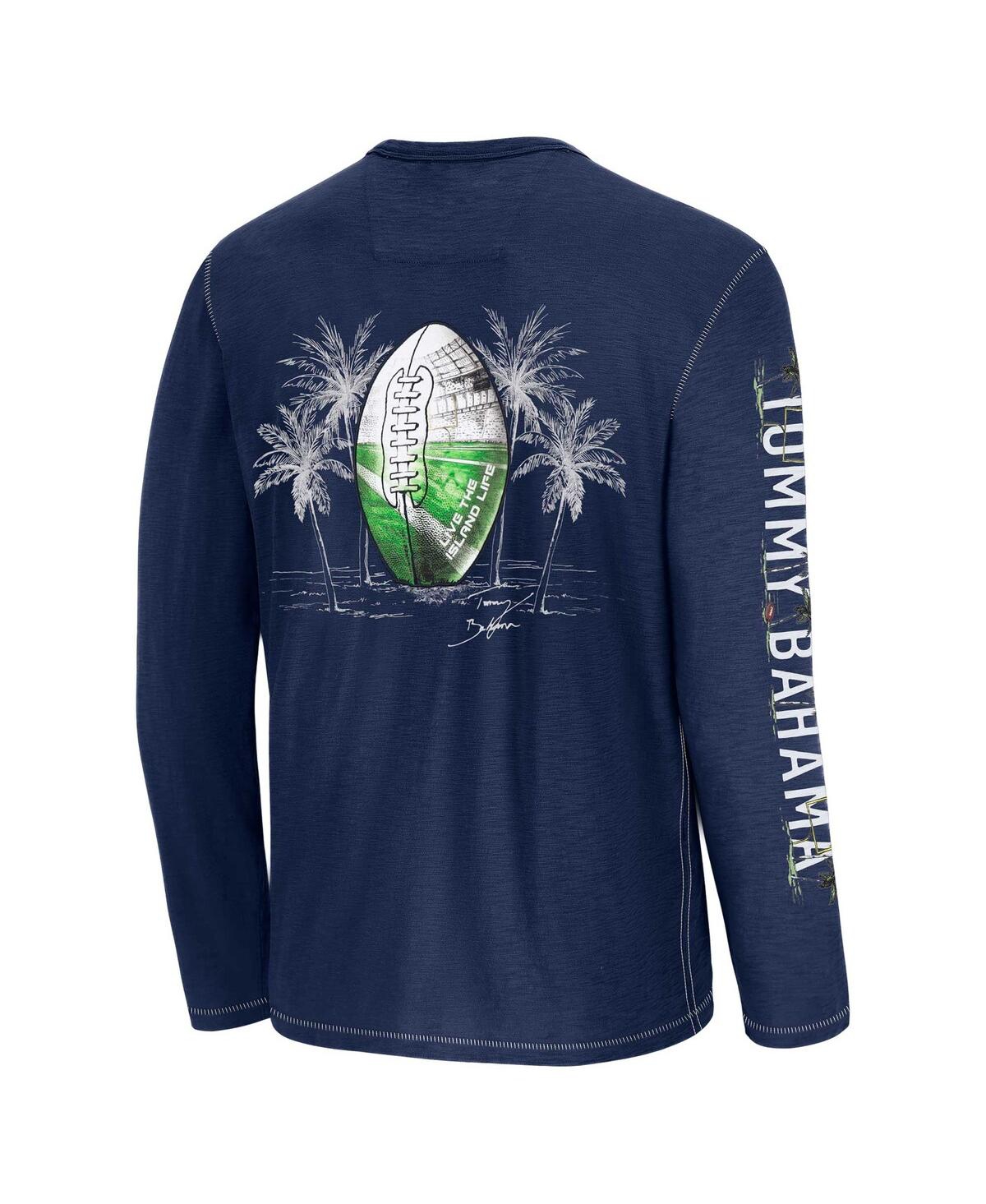 Tommy Bahama Men's Blue Dallas Cowboys Oasis Endzone Lux Long Sleeve T-shirt In Blue