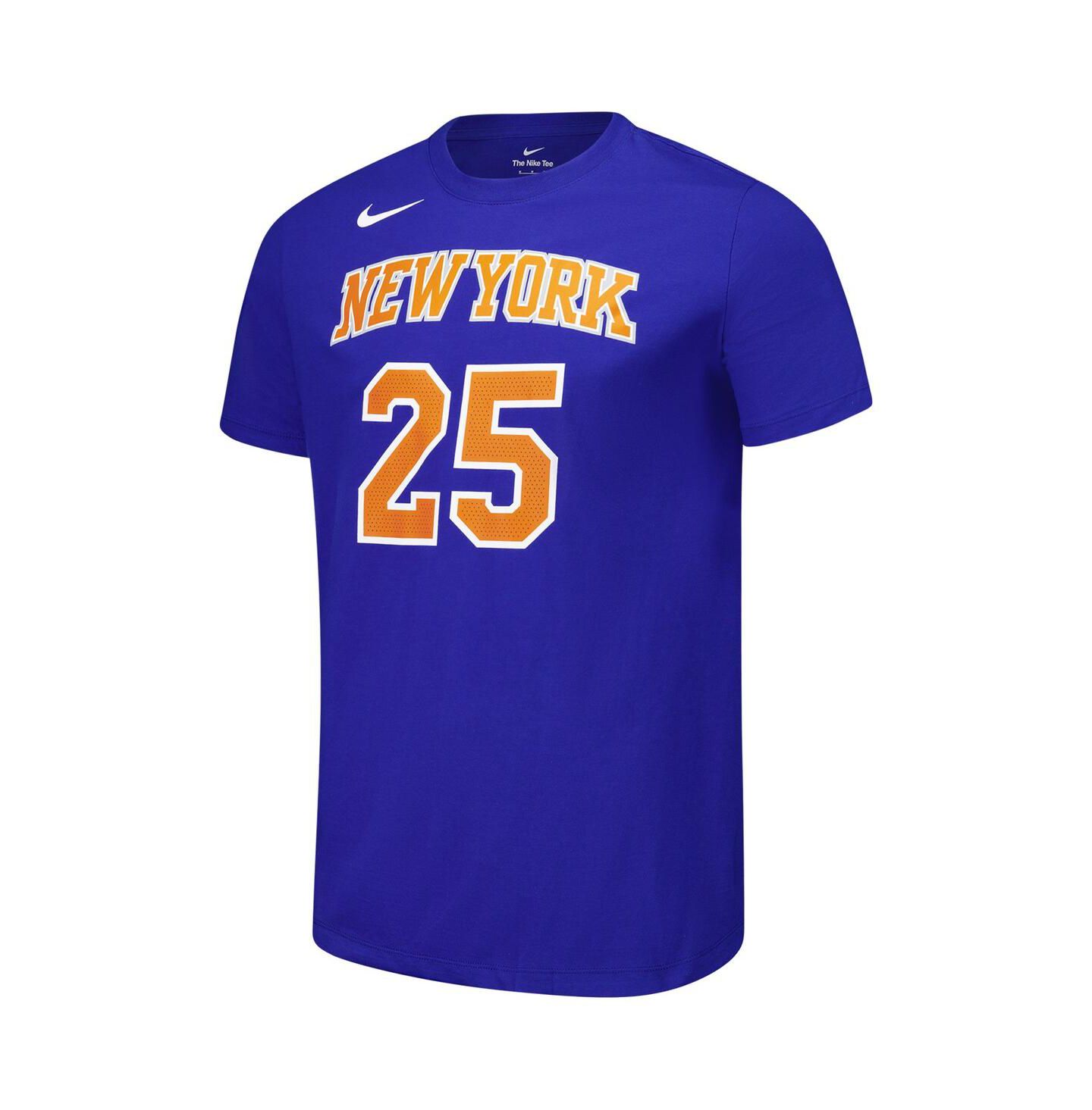 Футболка Nike Mikal Bridges Blue New York Knicks Name & Number — фото 3