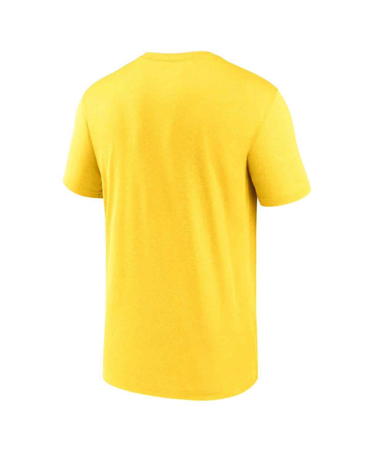 Nike Men's Gold Los Angeles Rams Primetime Legend Icon Performance T-shirt In Gold