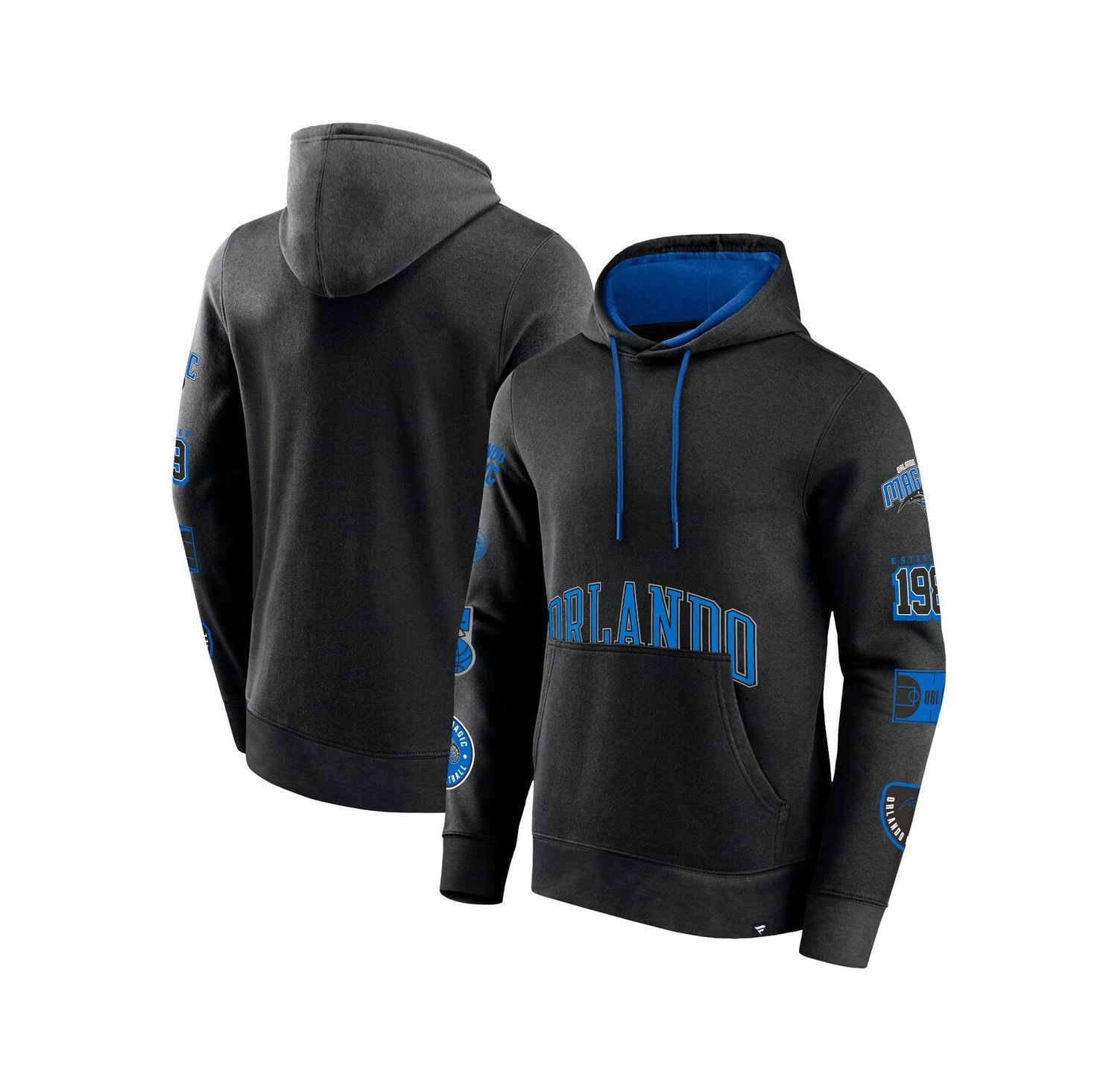 Men's Black Orlando Magic Home Court Pullover Hoodie
