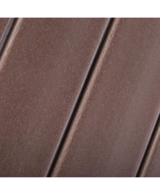 Kids 3-Piece Outdoor HDPE Adirondack Chairs With Square Side Table Set