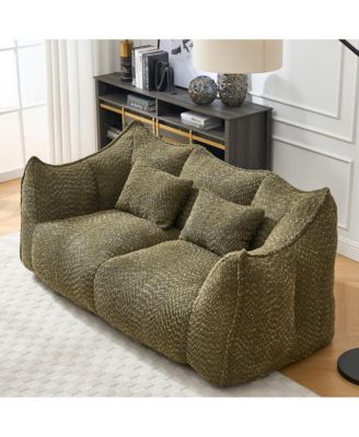Bean Bag Chair for Adults, Cozy Chenille Sofa, Perfect for Gaming, Reading, and Relaxing