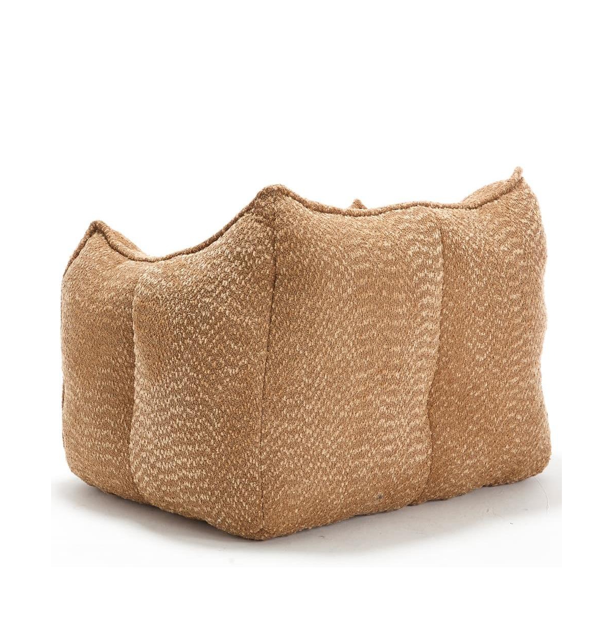 Comfortable Chenille Bean Bag Chair with Armrests for Living Rooms, Bedrooms, Gaming and Watching Tv-The Pop Home