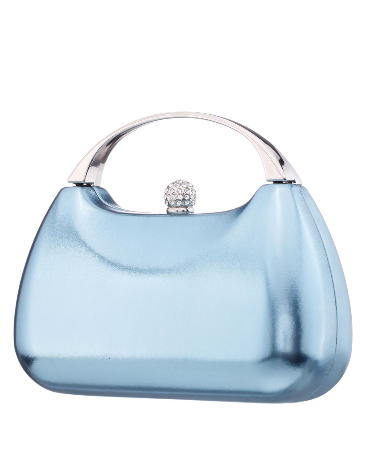 Женский клатч Nina Minaudiere with Metal Handle Clutch, цвет: Синий — фото 3