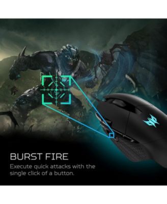 Predator Cestus 315 Gaming Mouse with PixArt Sensor, Adjustable DPI & 8 Buttons Including Burst Fire