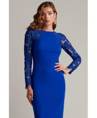 Women's Emille Embroidered Illusion Cocktail Dress