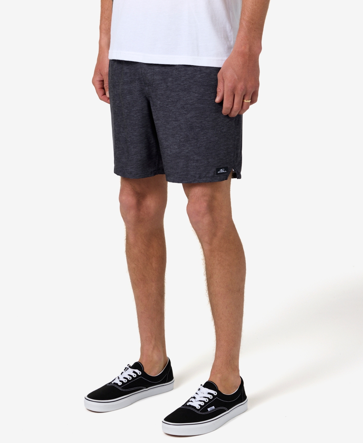 O'neill Men's Perform Light Lined Ew 17 Shorts In Heather Black