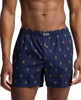 Polo Ralph Lauren Men's Allover Pony Woven Boxers - Macy's