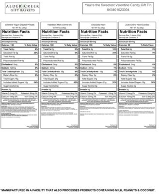 You're the Sweetest Valentine Candy Gift Tin, 4 Items