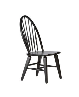 Windsor Back Side Chair - Black-Set of 2