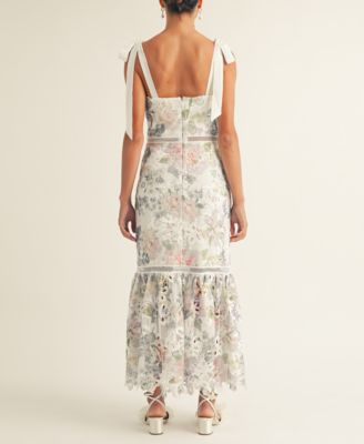 chinese dress ladies Adeline Lace Dress & Bloomers at Baby Beau & Belle main image 1