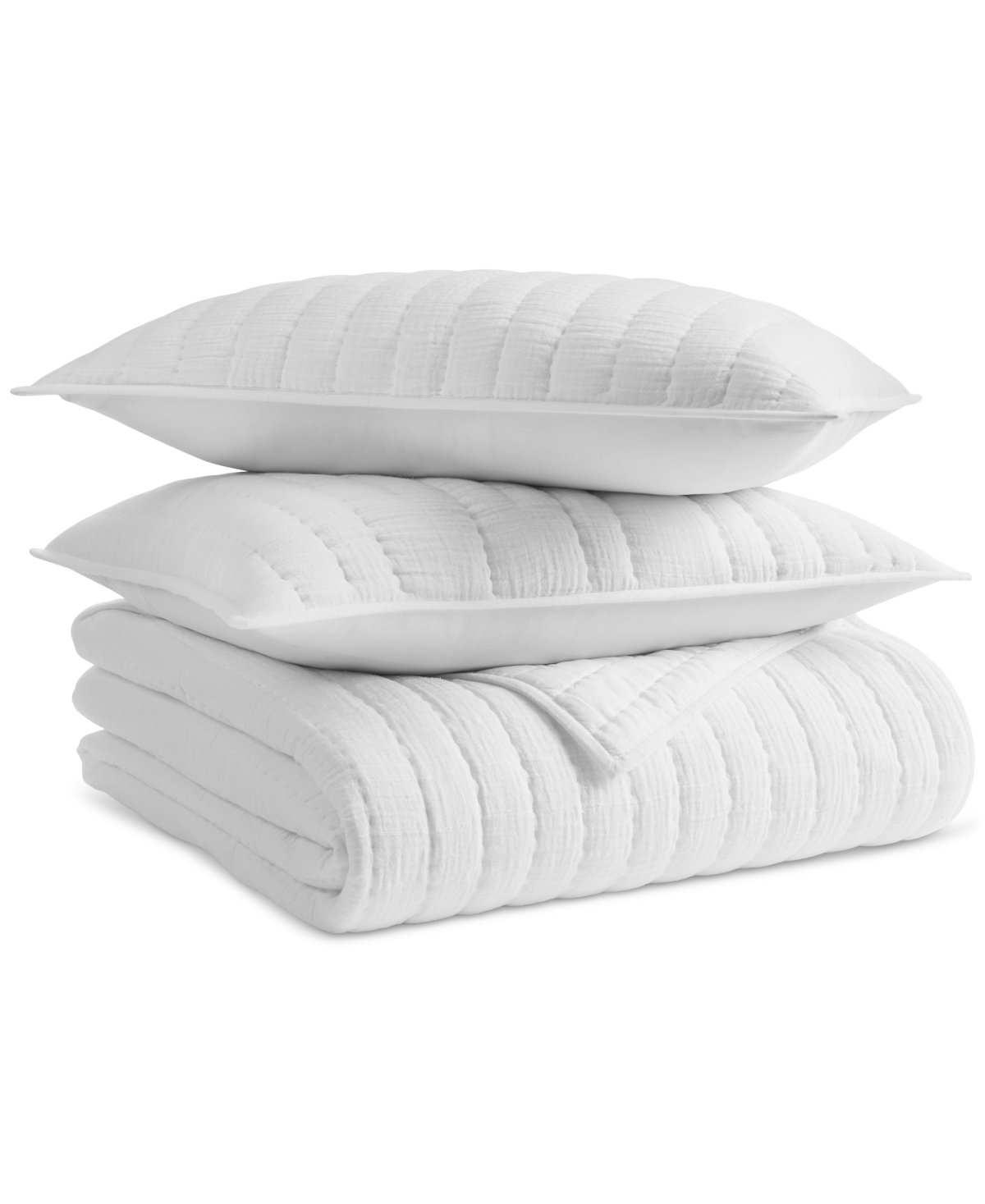 Oake Dream 3-pc. Coverlet Set, Full/queen, Exclusively At Macy's In Fresh White
