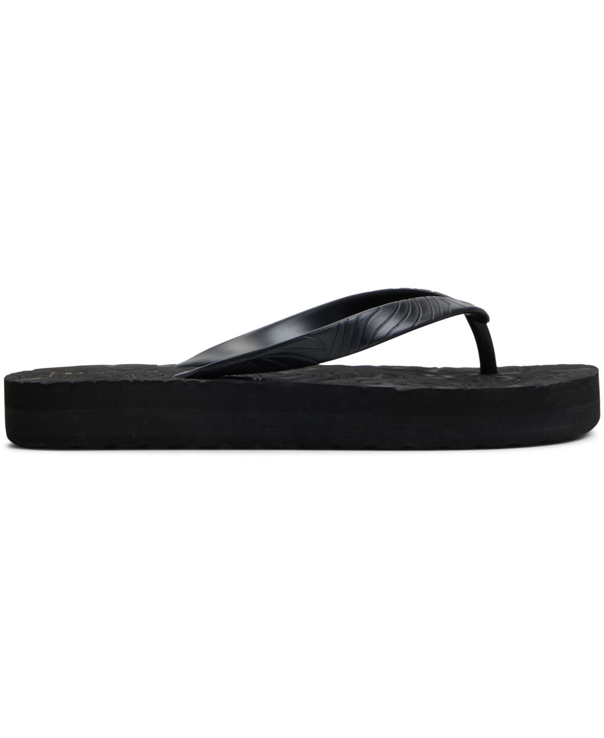 Roxy Women's Beach Up Slip-on Flat Sandals In Black