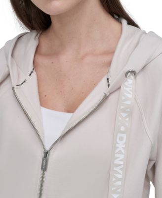 Sport Women's Two-Tone Zip-Front Long-Sleeve Hoodie