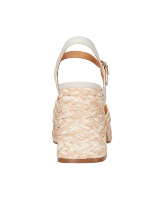 Women's Juliey Woven Block Heel Platform Sandals
