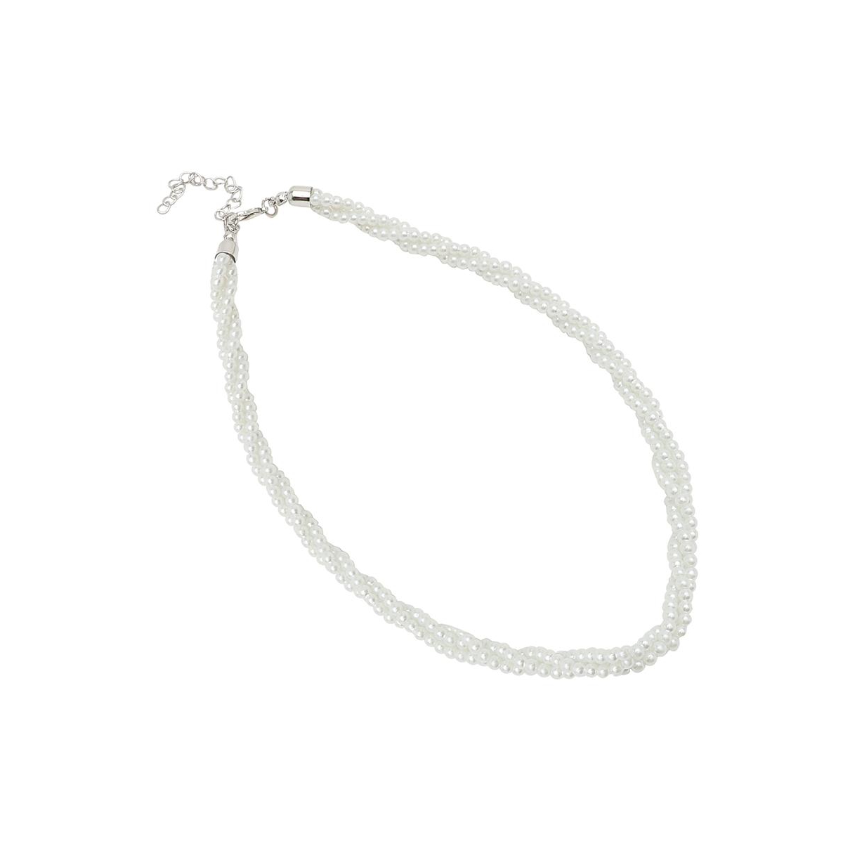 Party Pearls Choker Necklace - White