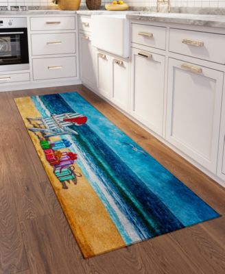 Wonderland Washable WN9 2'3x7'6 Runner Area Rug