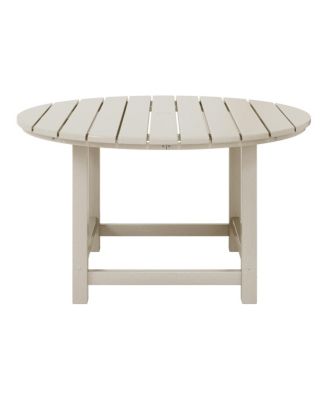 Kids Outdoor Patio Furniture HDPE 38" Wide Round Dining Table