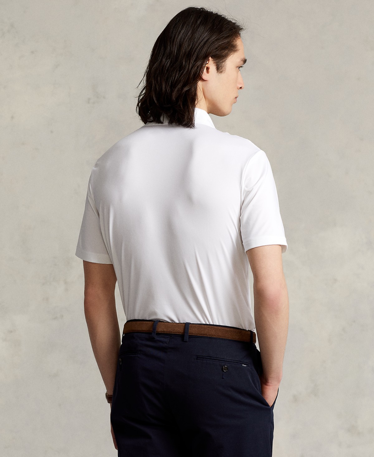 Мужские Polo Ralph Lauren Men's Classic-Fit Performance Polo Shirt — фото 5