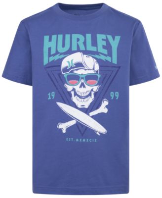 Hurley - Big Boys Rock Skull Graphic Short-Sleeve Cotton T-Shirt