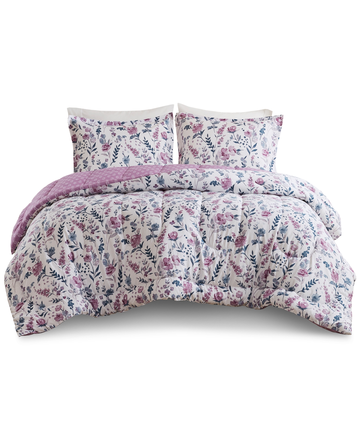 Addison Park Mina Reversible Printed 3-pc. Comforter Sets, Exclusively At Macy's In Multi