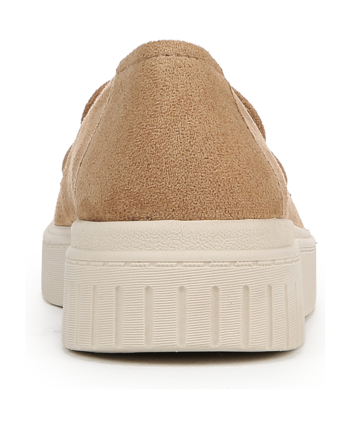 Shop Lifestride Women's Geneva Closed Round Toe Platform Penny Loafers In Cuoio Taupe Microfiber