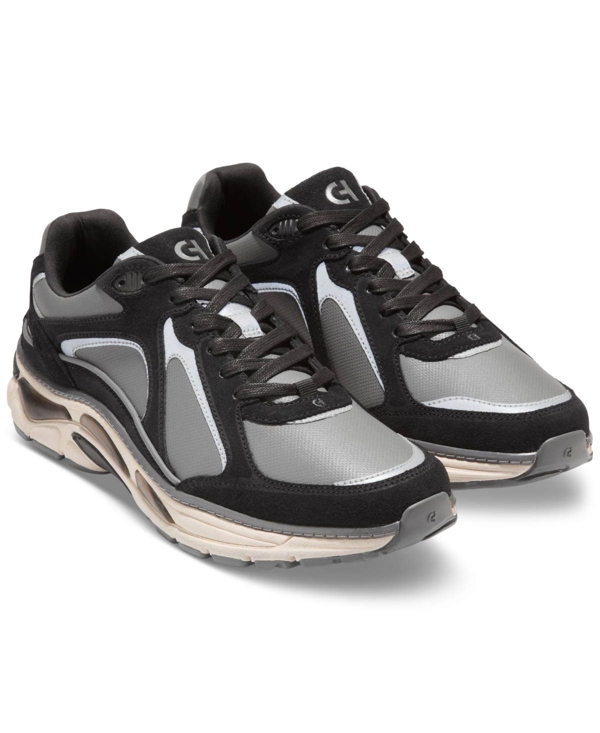 Cole Haan Men's Grandpro Millenia Sneaker In Black-lava Smoke-ivory