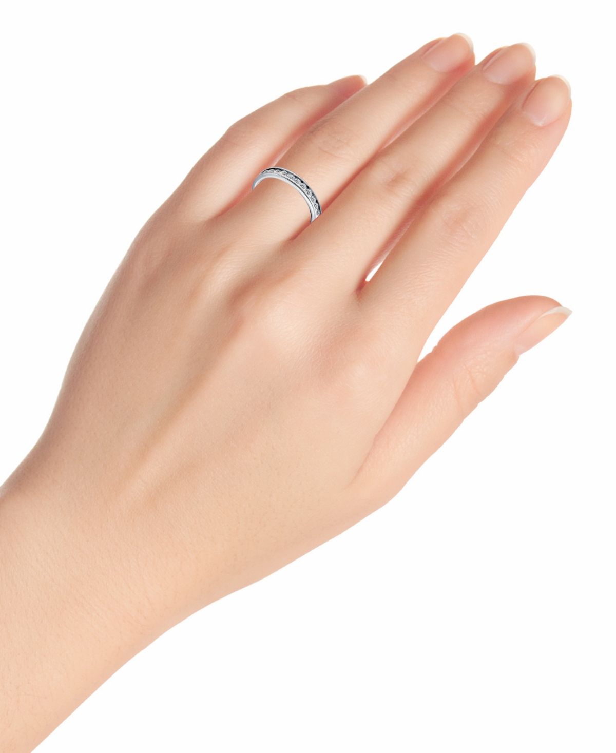 GIANI BERNINI CUBIC ZIRCONIA ETERNITY BAND IN 18K GOLD-PLATED STERLING SILVER, EXCLUSIVELY AT MACY'S 