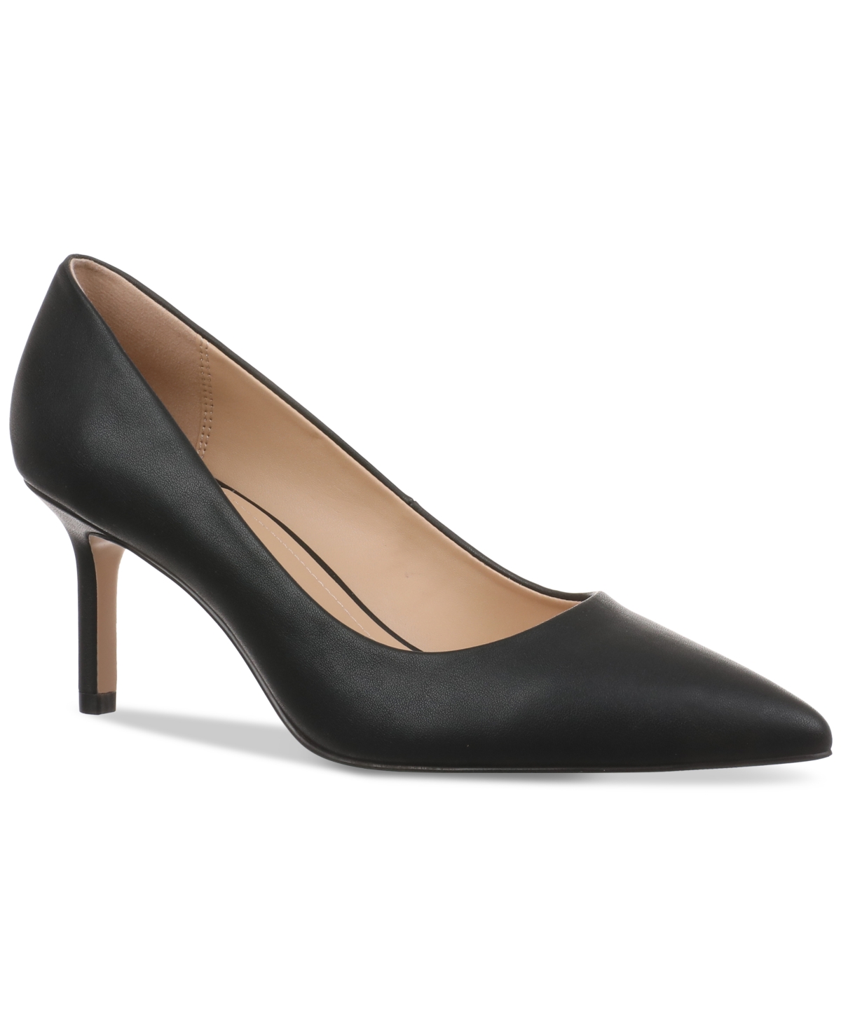 On 34th Women's Mariahh Pointed-toe Pumps, Exclusively At Macy's In Black Smooth