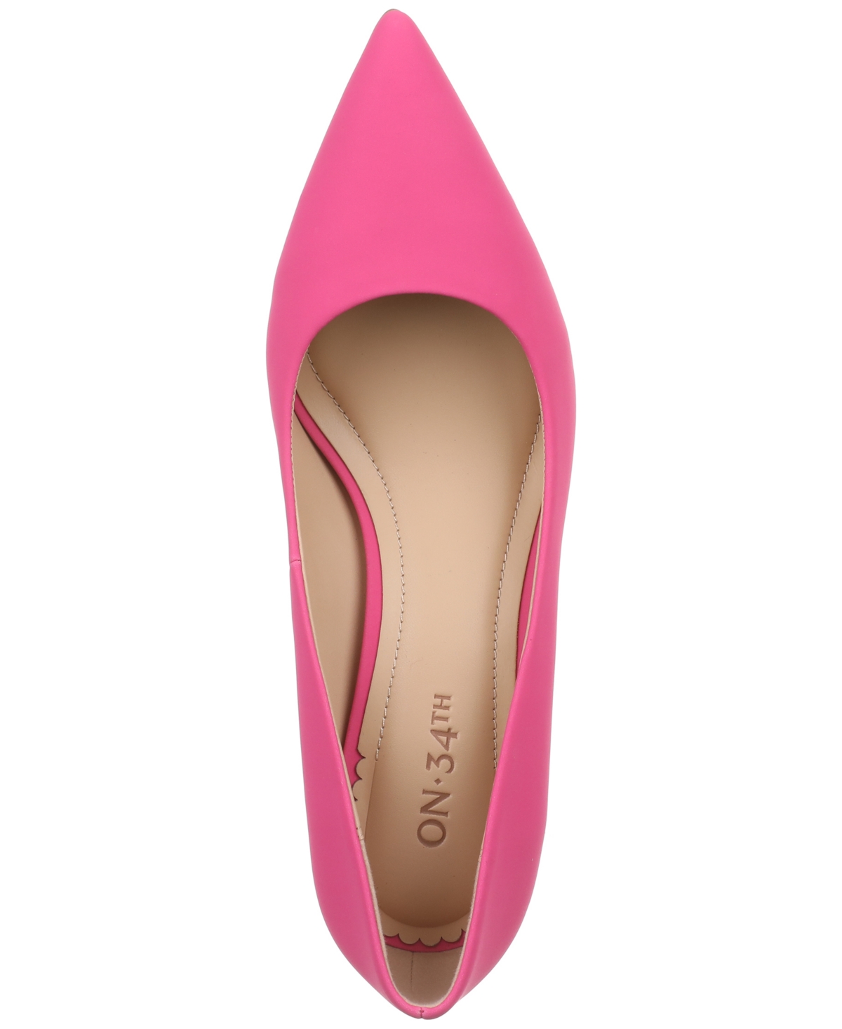 On 34th Women's Mariahh Pointed-toe Pumps, Exclusively At Macy's In Fuchsia Smooth