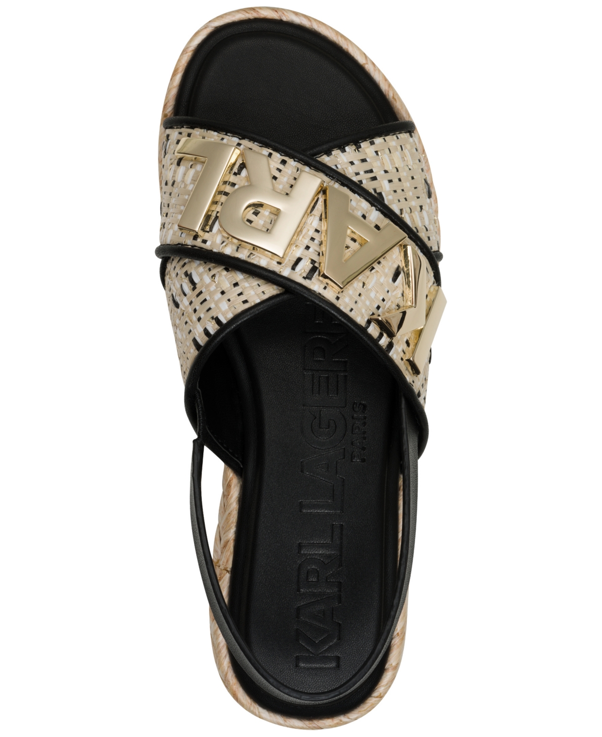 KARL LAGERFELD WOMEN'S CHARLA SLINGBACK SANDALS 