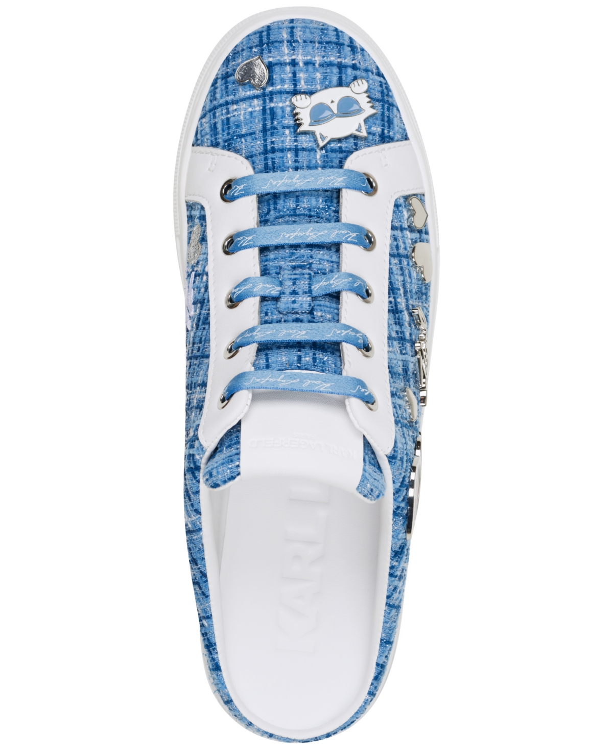 Karl Lagerfeld Cambria Platform Sneaker In Cornflower Blue