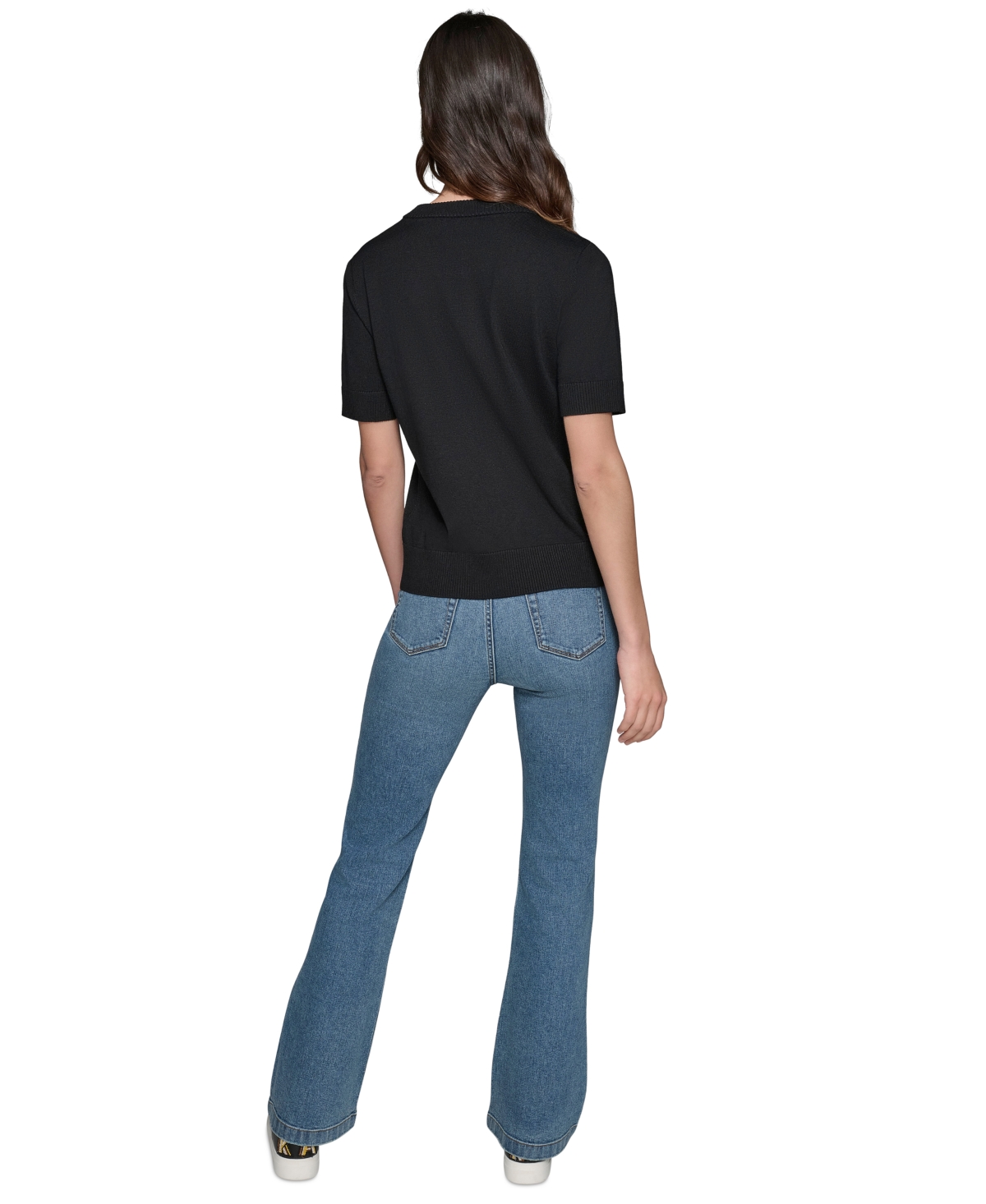 Shop Karl Lagerfeld Women's Choupette Sweater In Black