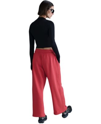 Sportswear Women's Mid-Rise Oversized Open-Hem French Terry Pants 