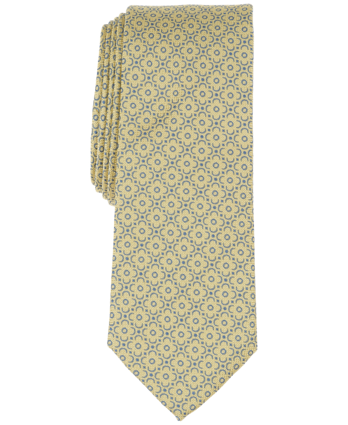 Men's Appold Medallion Tie, Exclusively at Macy's - Yellow