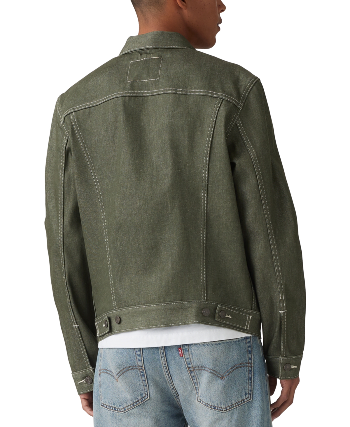 Levi's Trucker Jacket In Green Stf