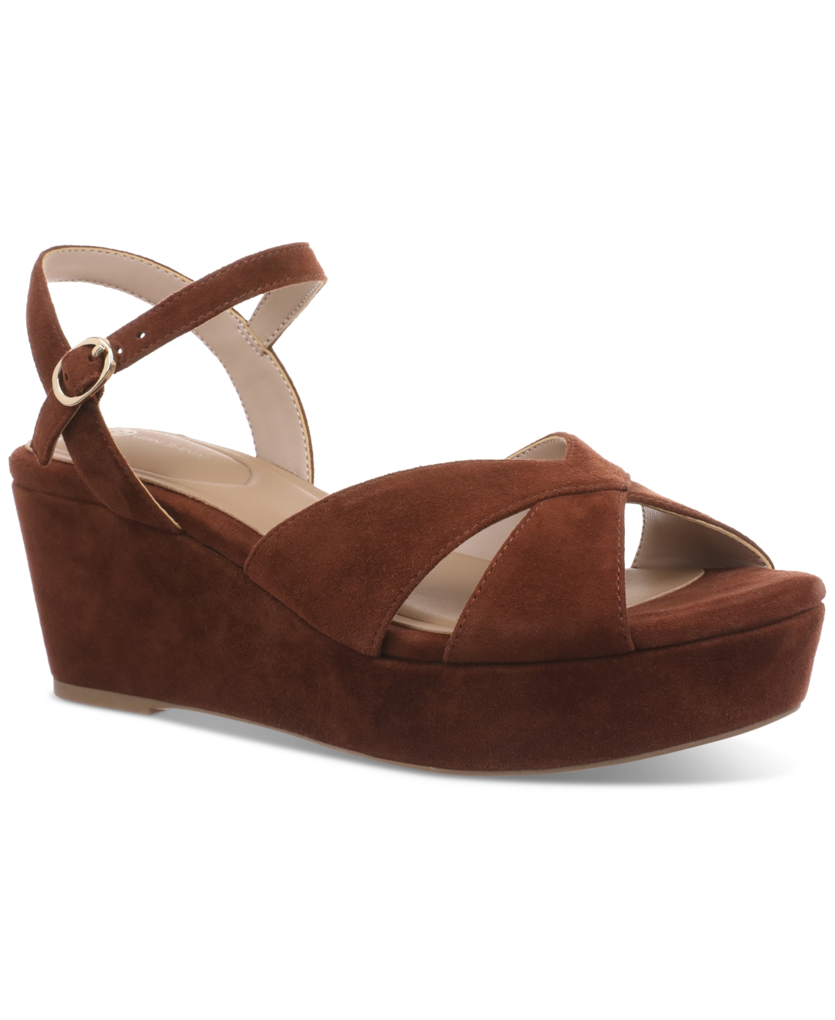 GIANI BERNINI WOMEN'S JAYLEEN PLATFORM WEDGE SANDALS, CREATED FOR MACY'S 